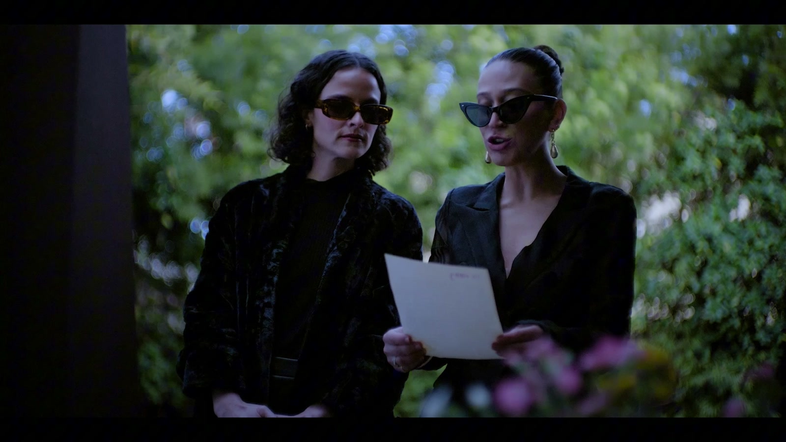 Rowan and Andy at Vibby’s funeral
